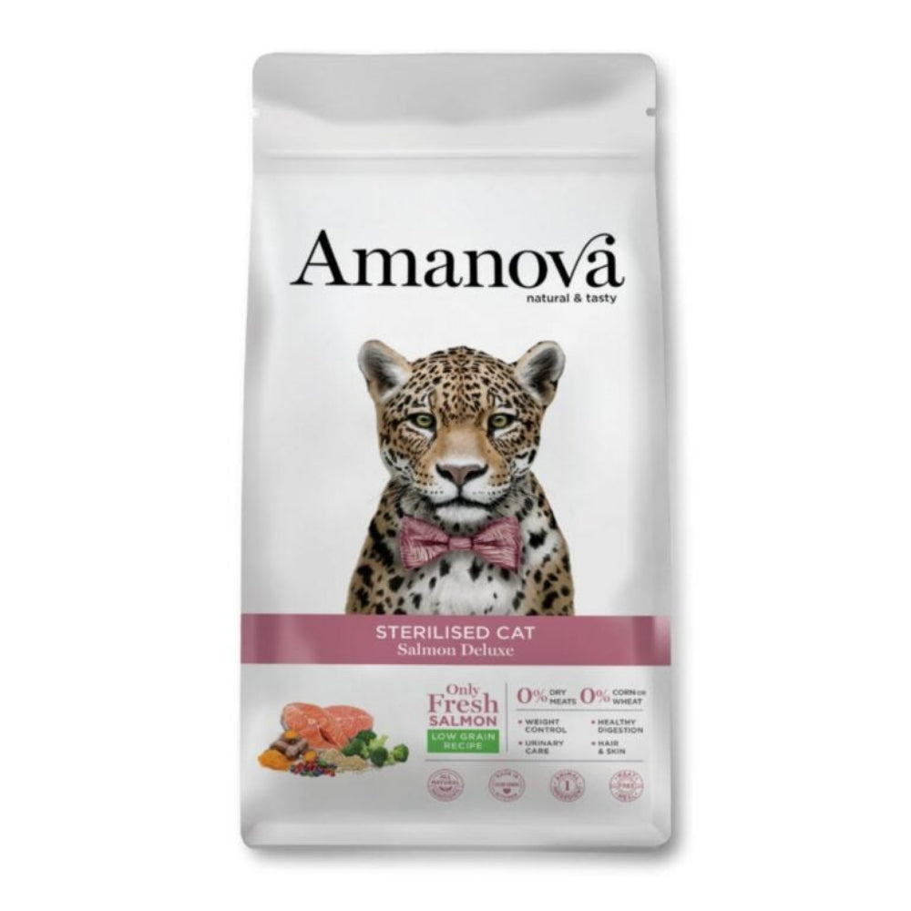 Amanova Cat Adult Sterilized Salmon 1.5Kg